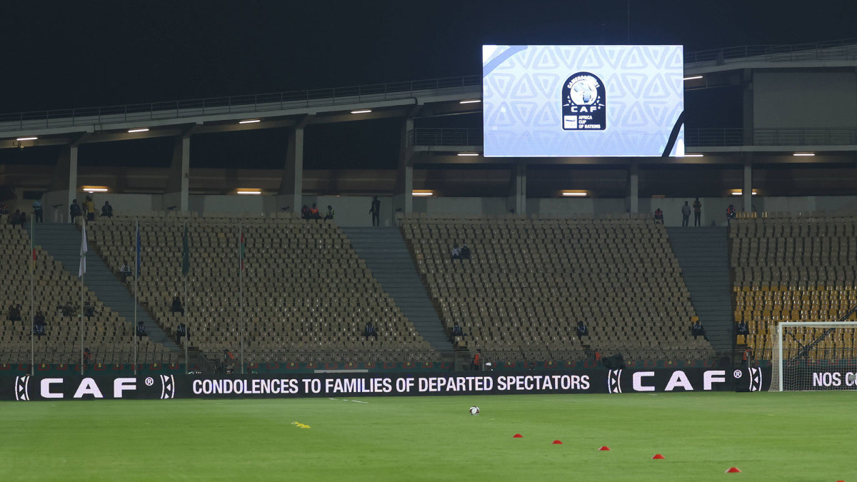 Eight people died in a fan crush outside an Africa Cup of Nations stadium in Cameroon